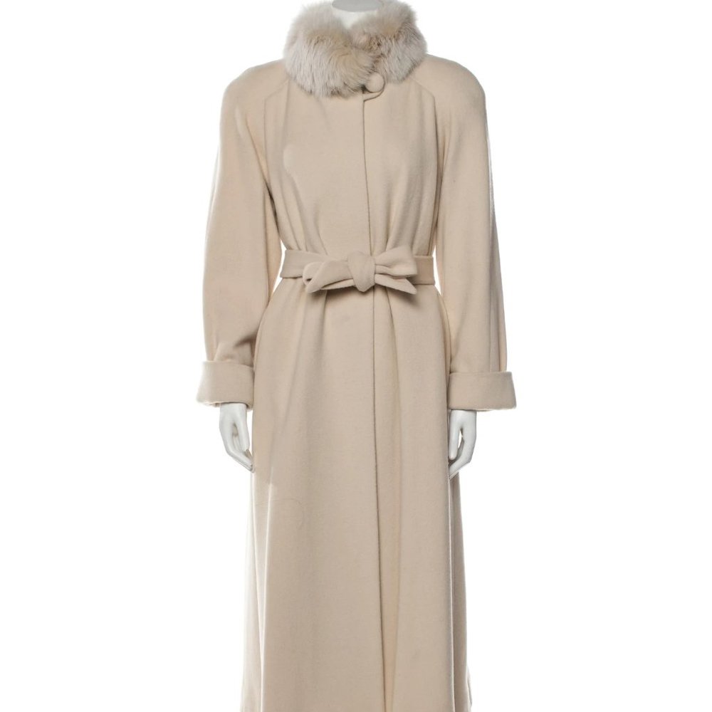 Marvin Richards J Percy Vintage Fur Lined Coat